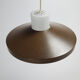 Mid century pendant by Philips with opaline glass, 1960s