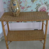 Rattan console