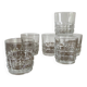 Set of 6 Luminarc Quadrille whisky glasses - Brand new condition