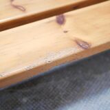 Table basse vintage en pin