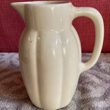 White Ceramic Pitcher 1950s