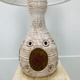 Stoneware lamp Accolay design Georges Pelletier