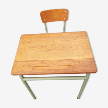 Pupitre enfant et chaise 1960 -1