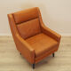 Orange armchair, Danish design, 1970s, made in Denmark