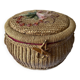 Round sewing box D20