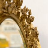 Miroir Louis XVI bois doré - fin XIX eme