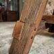 19th Century French Oak Farmhouse Bench - Handcrafted Rustic Work Table