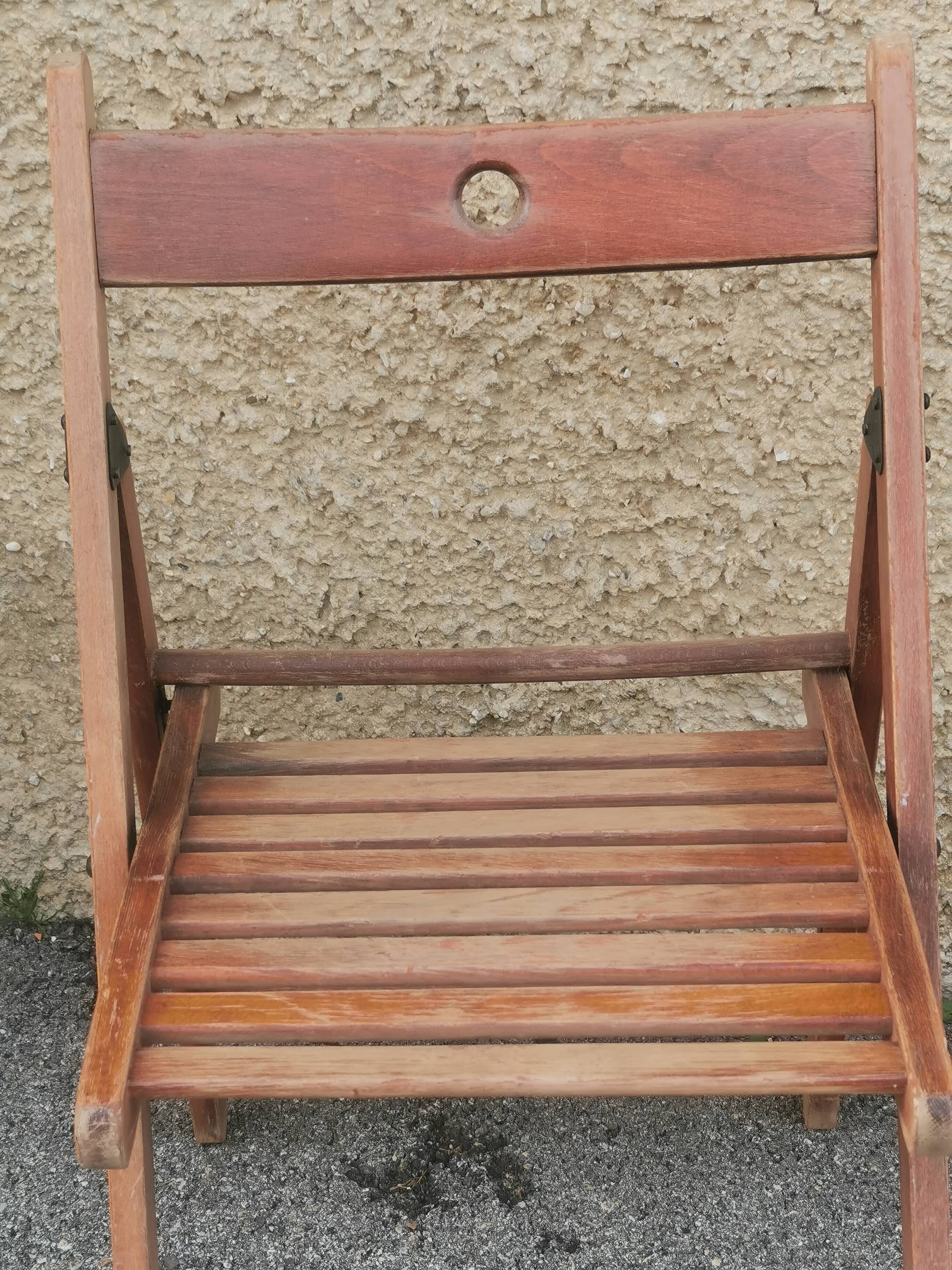 Vintage folding chair