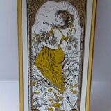 Lot small art nouveau mirrors Mucha