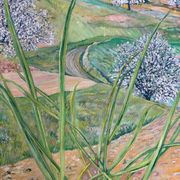 Spring landscape, Puy de Dôme, signed Maurice Bouillot, 1972