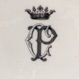 English earthenware service, CP monogram, ducal crown, 109 pieces