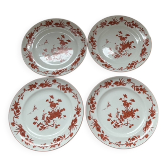 4 Assiettes Vista Alegre 20cm décor Goa