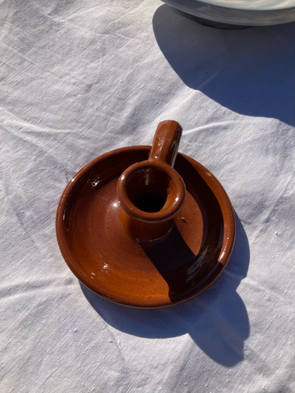 Ceramic candle holder