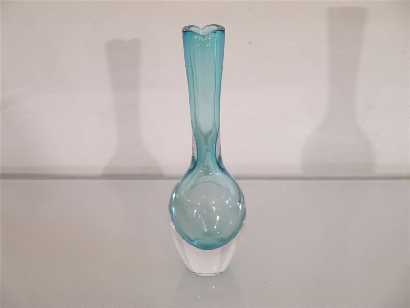 Swedish submerged glass vase 1970