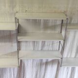 String-style metal wall shelf - 1960s