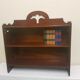 Art nouveau mahogany shelf