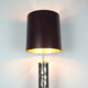 Set of 2 Chinese vintage table lamps with bamboo decor