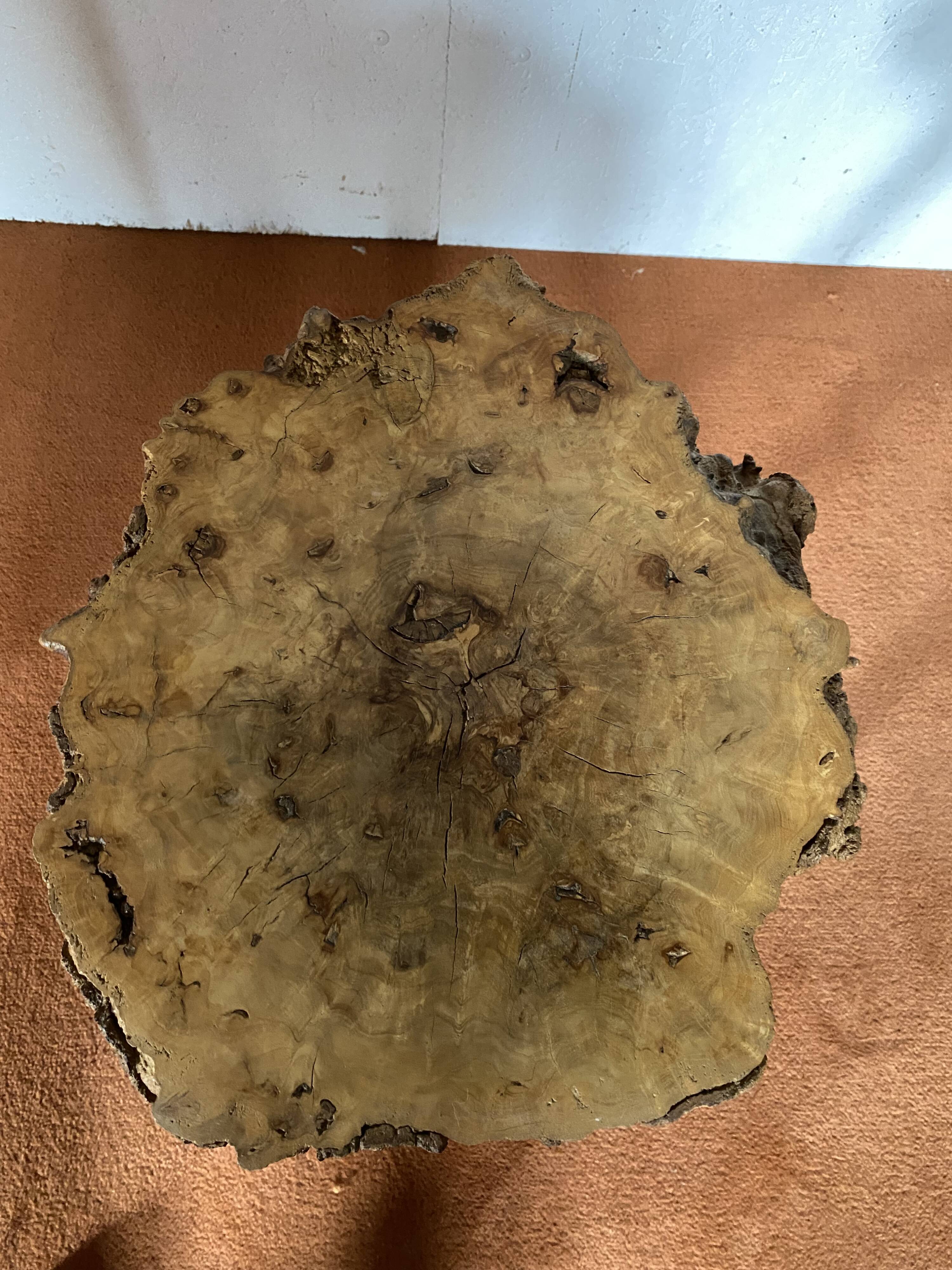 Brutalist tripod stool