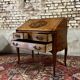 Sloping desk in natural wood and flower marquetry in louis xv style stamped mailfert
