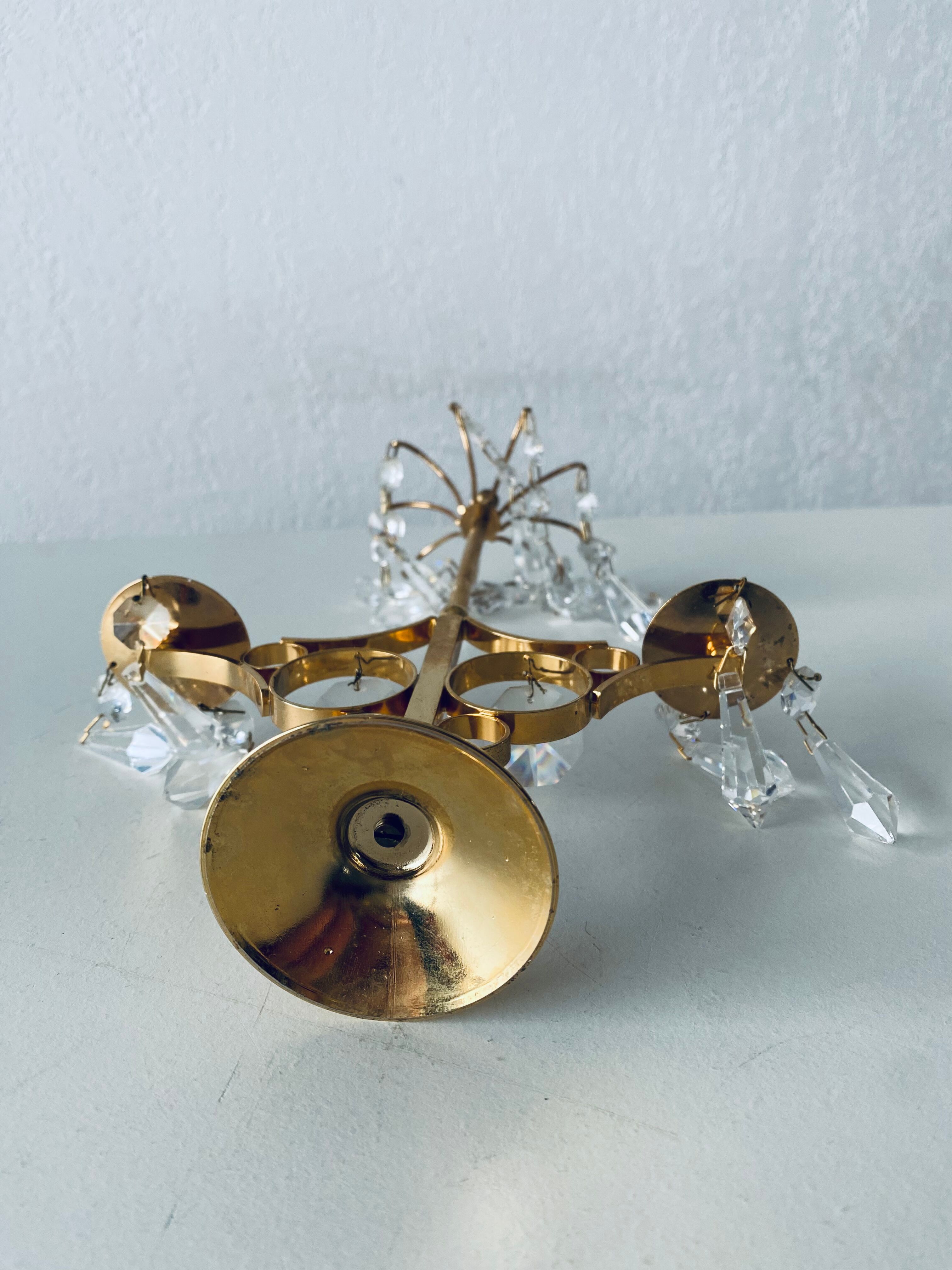 Candle holder with tassels