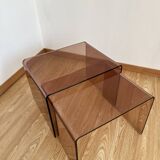 Plexiglass coffee table Michel Dumas
