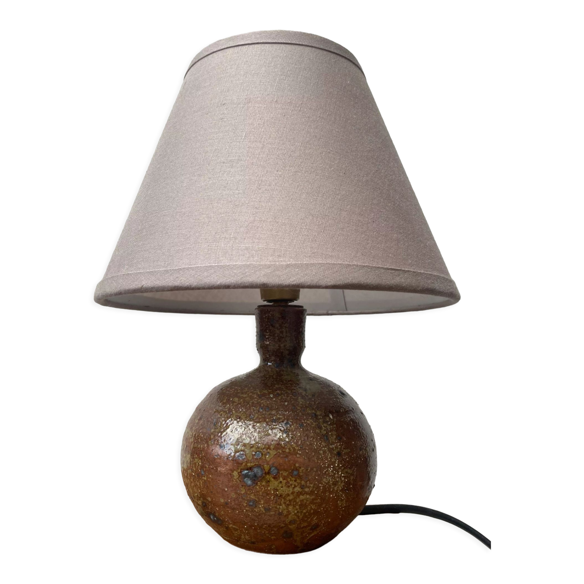 Pyrite stoneware lamp by baudat