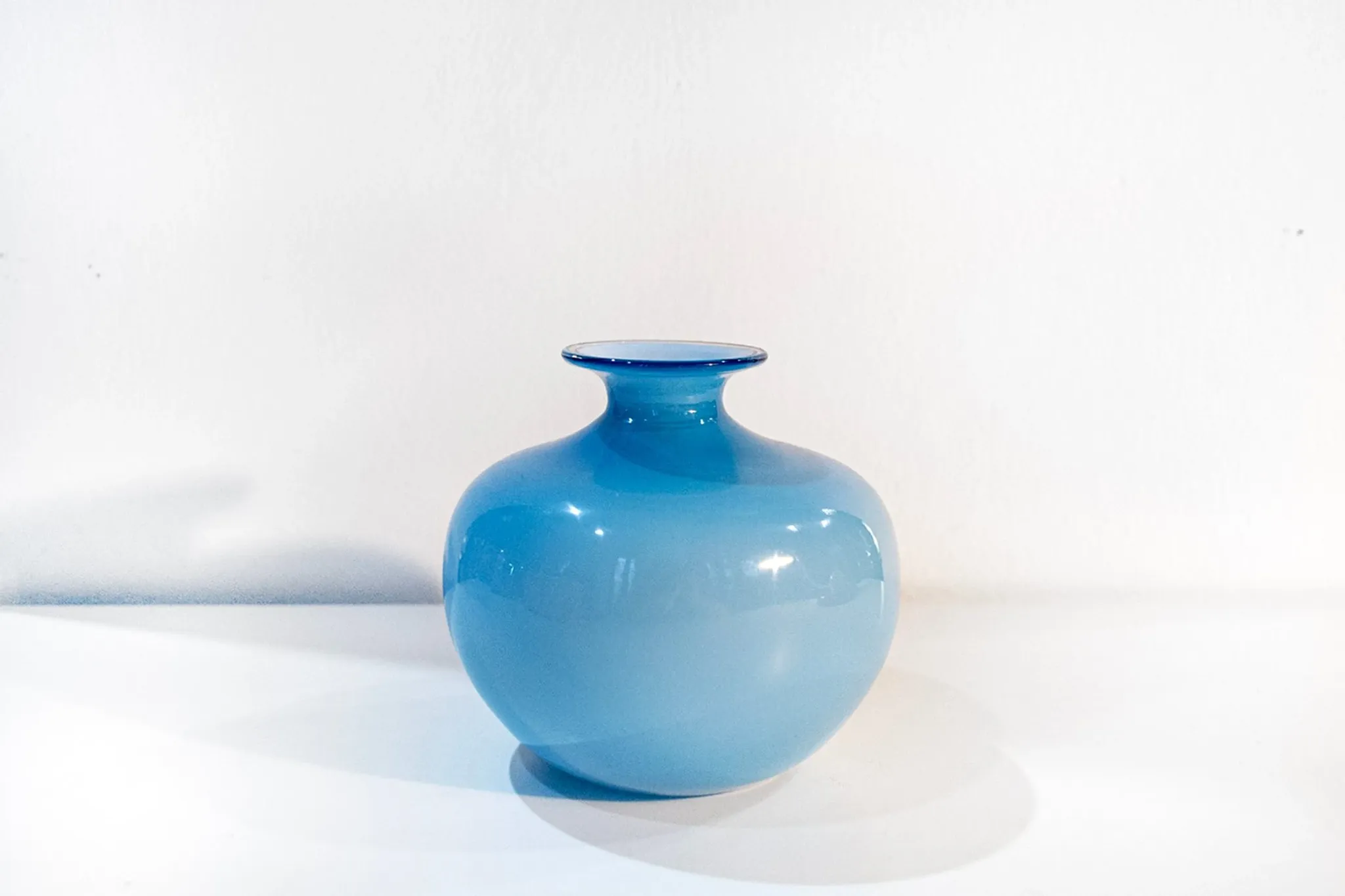 Murano glass vase by Venini, 1983