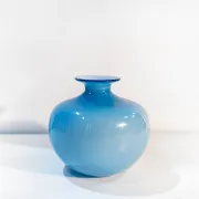 Murano glass vase by Venini, 1983