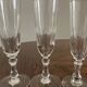 6 antique flutes from the late 19th century – Val Saint Lambert - Herbatte
