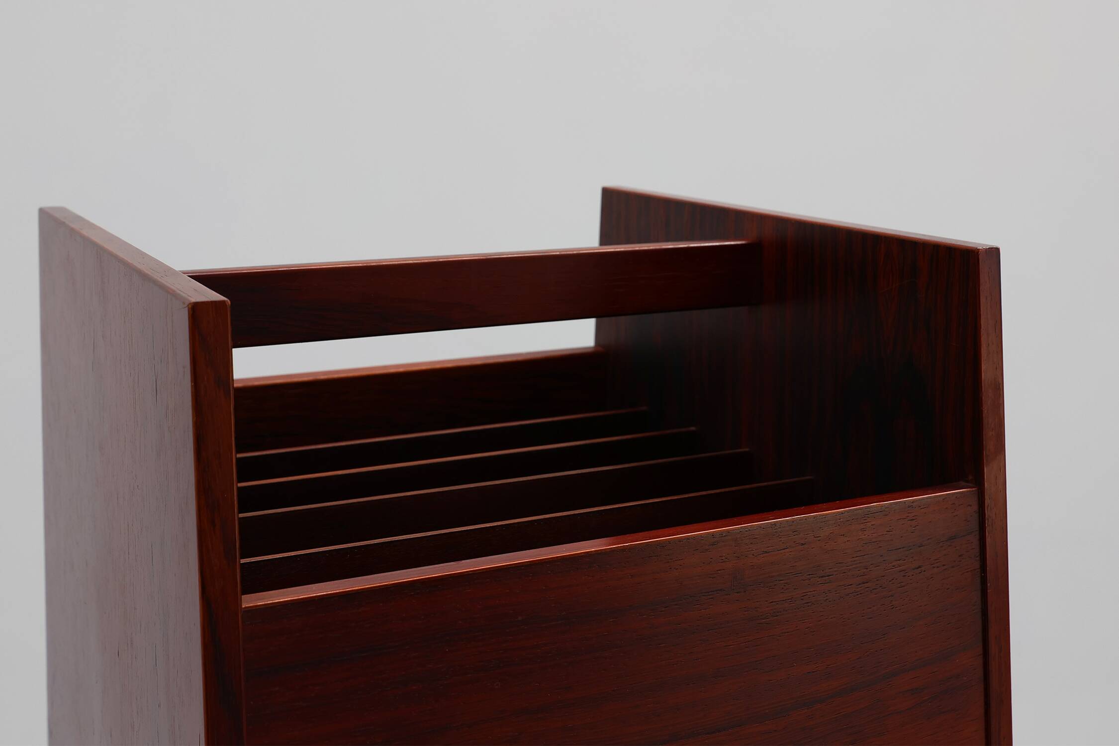 Magazine LP Caddy Rack by Rolf Hesland for Bruksbo, Norway 1970s