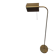 Mid century brass banker's adjustable floor lamp, 1970s