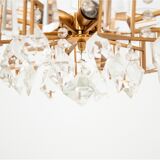 Crystal chandelier, Northern Europe, 1950s