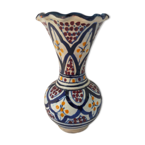 vase céramique vintage - peint