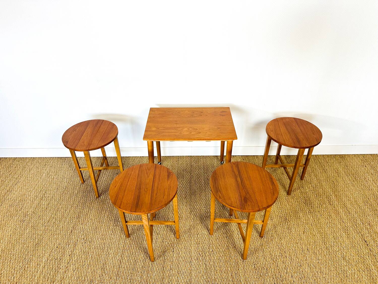Table basse scandinave vintage 1960