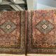 Pair of Persian Ghoum wool rugs 102x65cm