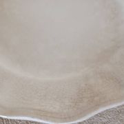Lot de 4 assiettes ivoire Sarreguemines