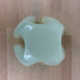 Vase mouchoir Guzzini plexiglas vert années 70