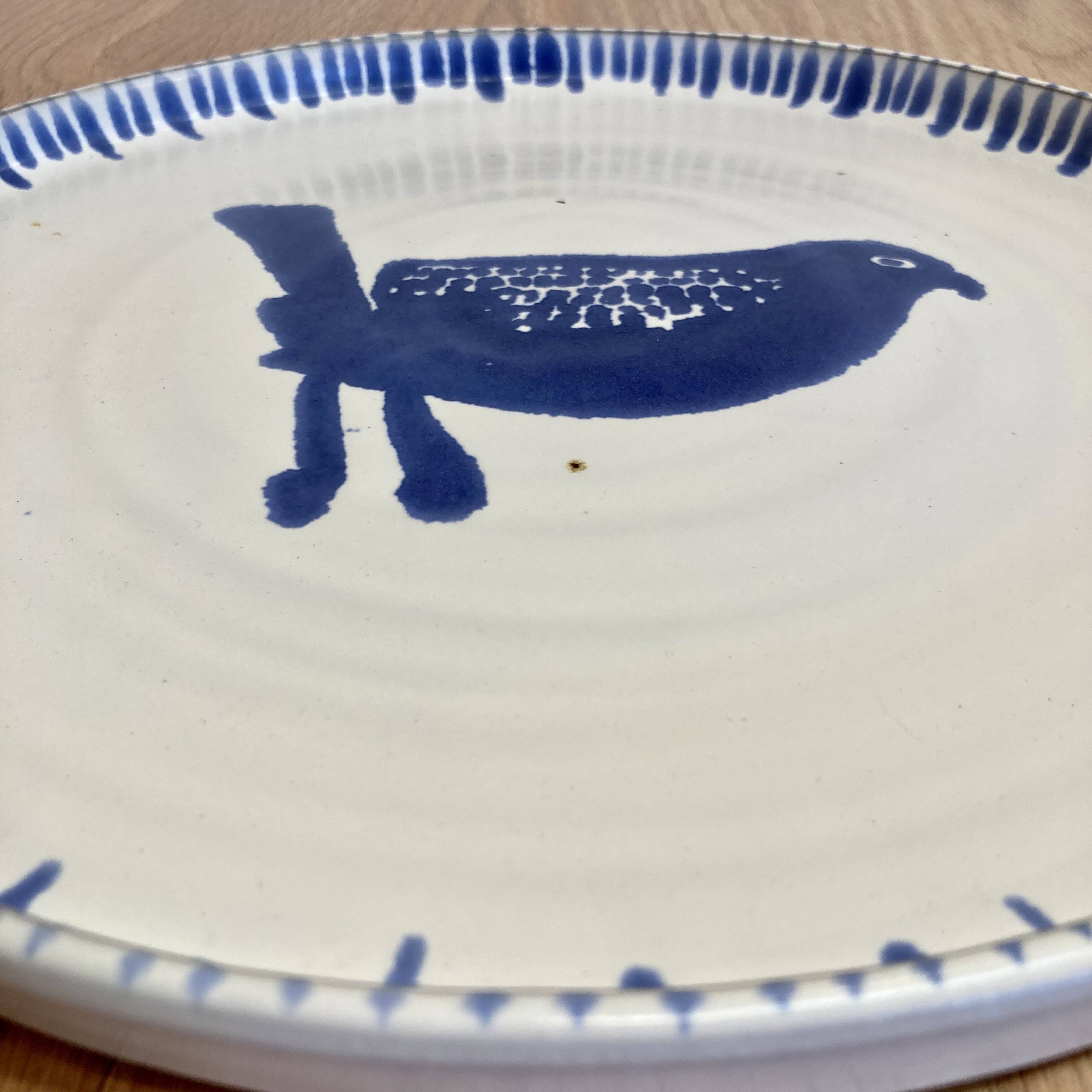 Set of 6 plates, entirely handmade.