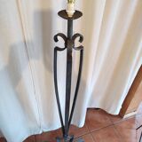 Lampadaire en fer forgé, années 60-70