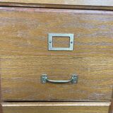 Cabinet binder in oak veneer 1960