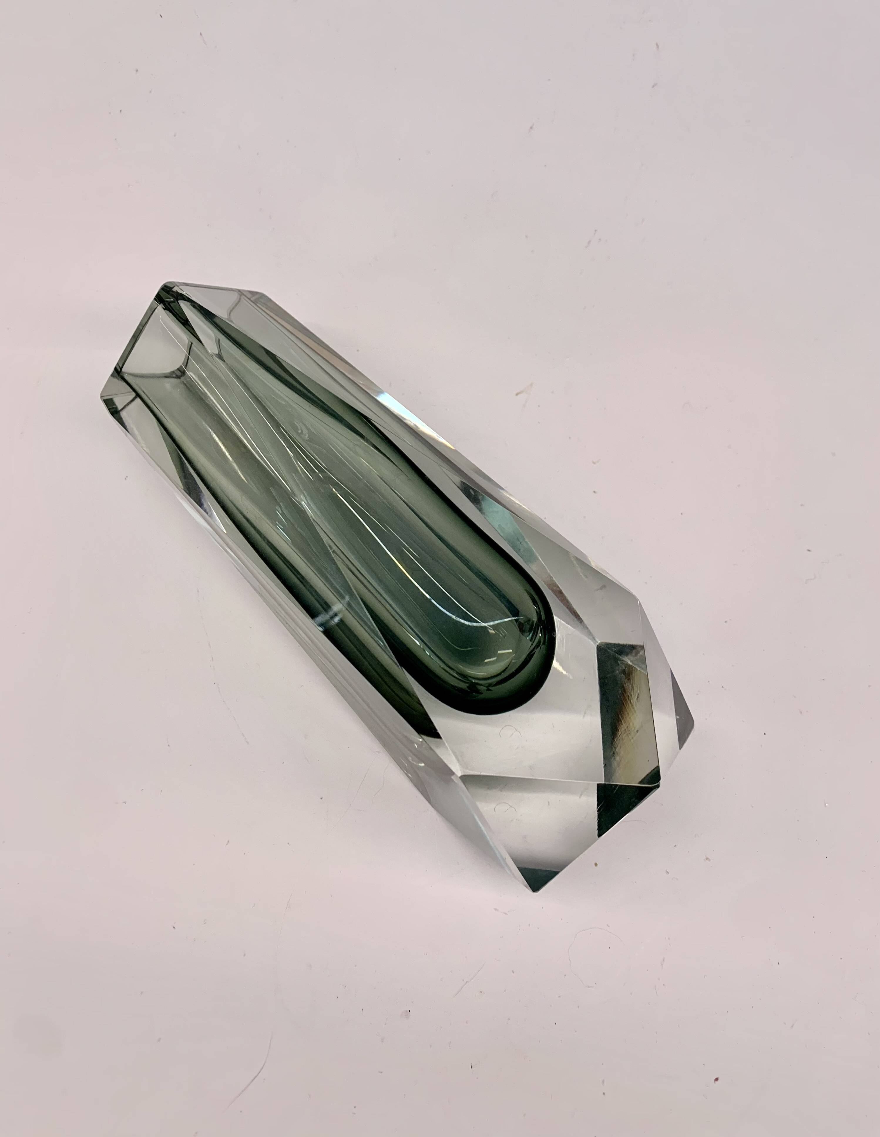 Vase by F. Poli for Murano, Italy, 1970s