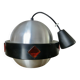 Space age "saturn" pendant lamp 1970, aluminum, metal, resin