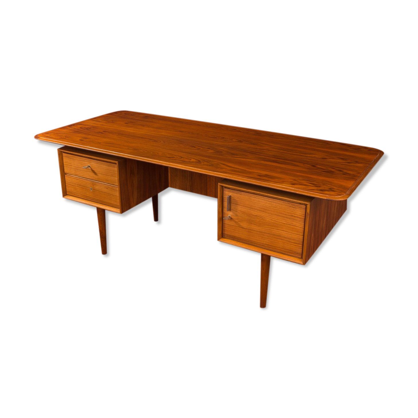 Walnut desk from the 1950s