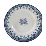 19th century Rouen earthenware plate