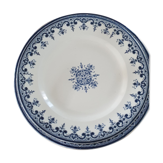 19th century Rouen earthenware plate