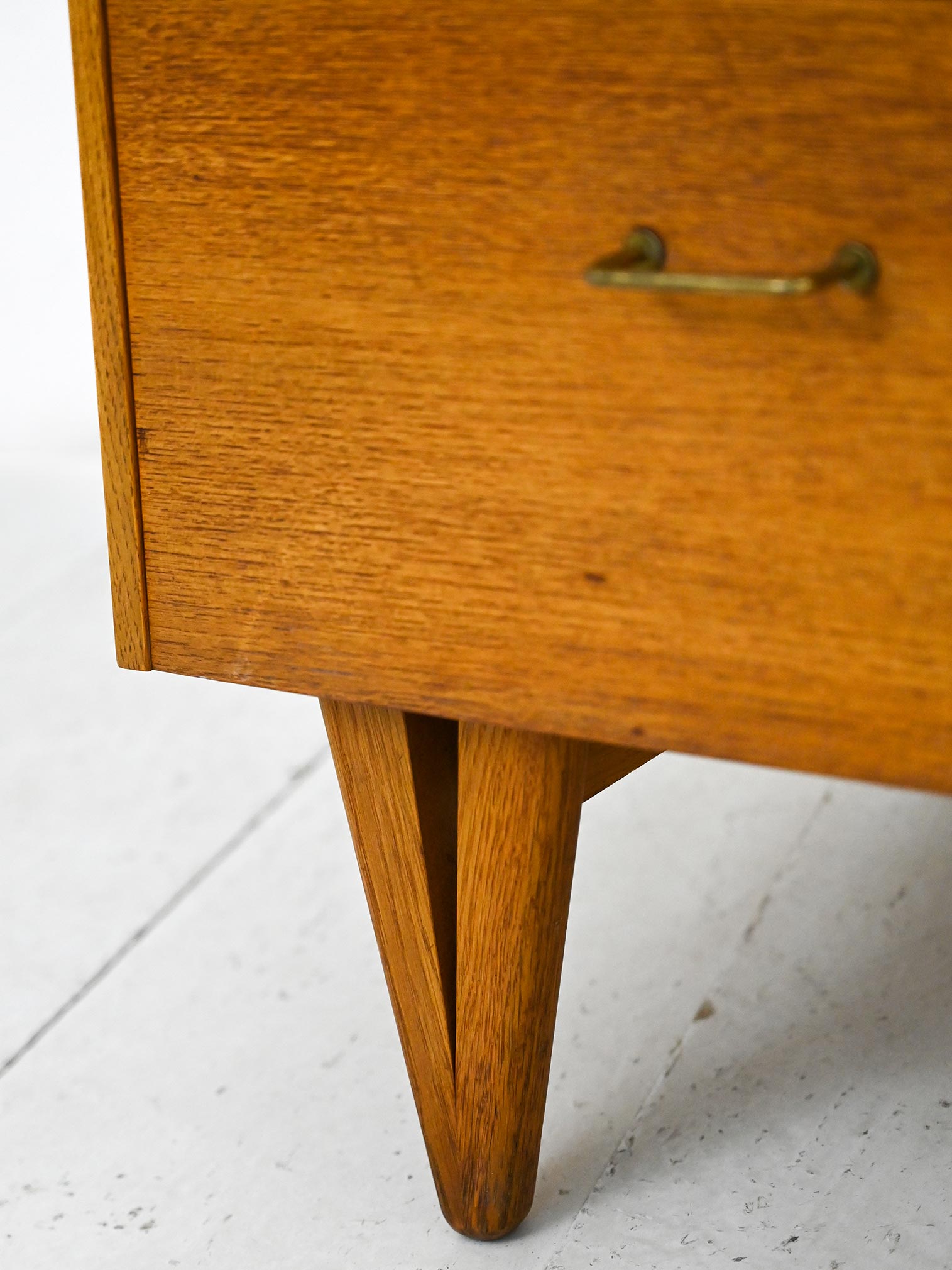 Modernistic chest of drawers