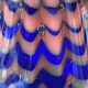 Vintage art glass candle holders, set of 2