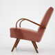 1960s Beech Armchair by Jaroslav Smidek for  TON, Czechoslovakia