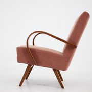 Fauteuil des années 1960 par Jaroslav Smidek pour TON, Tchécoslovaquie