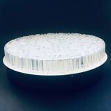 Space Age Glass Sconce Wall Lamp by Glashütte Limburg, 1960s